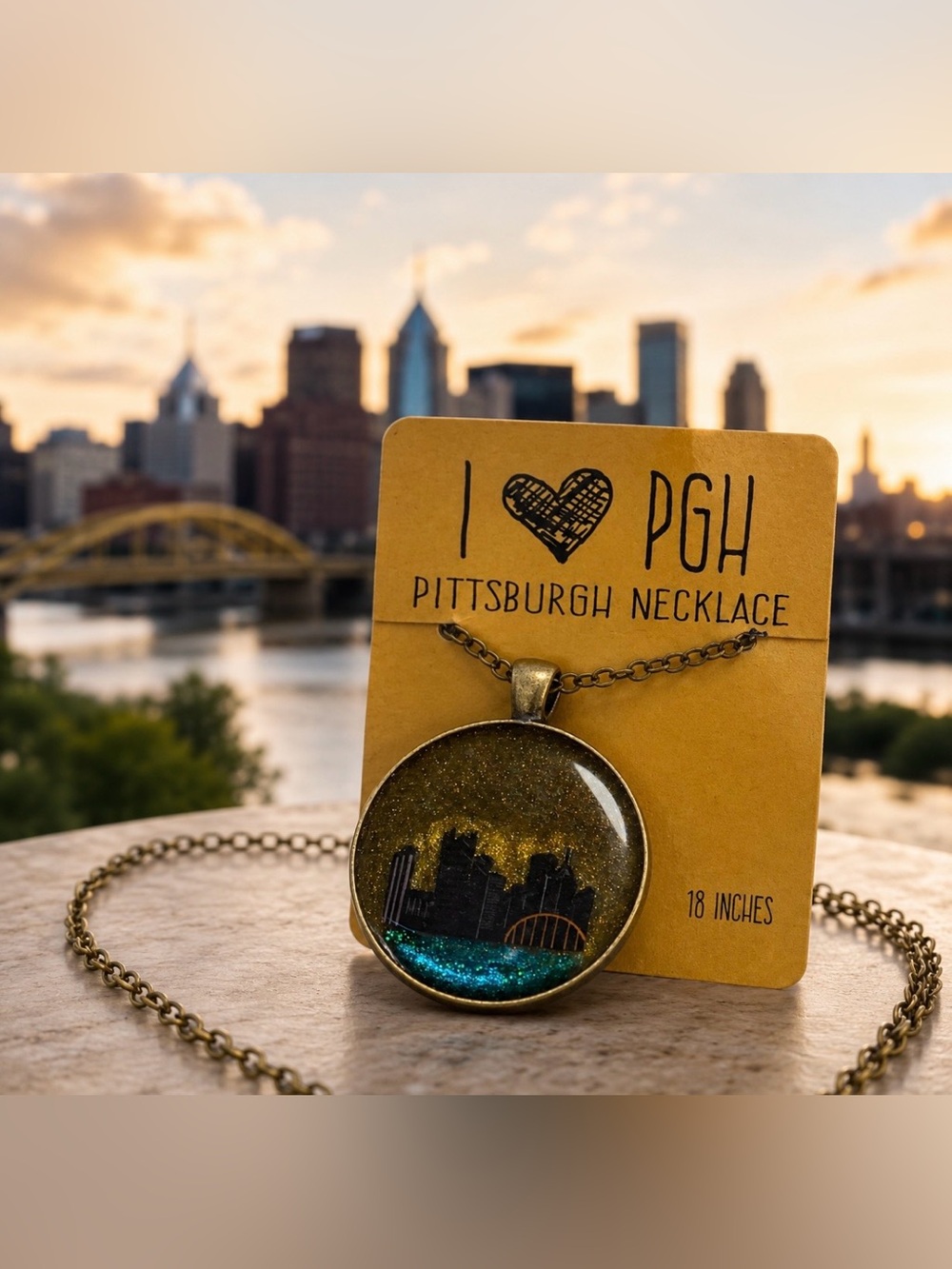 I Love Pittsburgh Necklace
